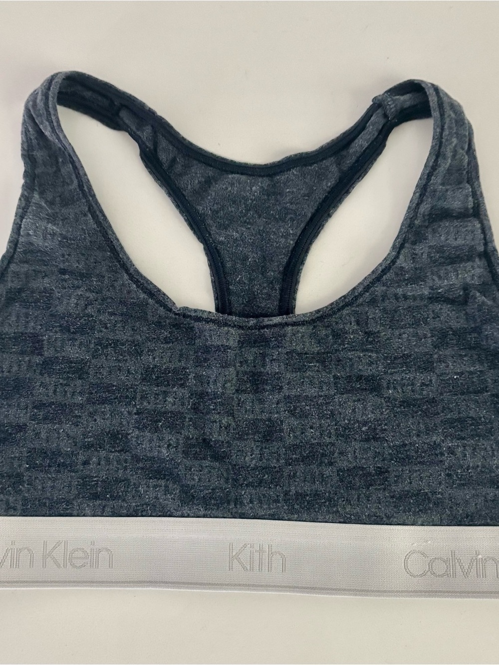 Kith Dark Heather Gray Racerback Bralette